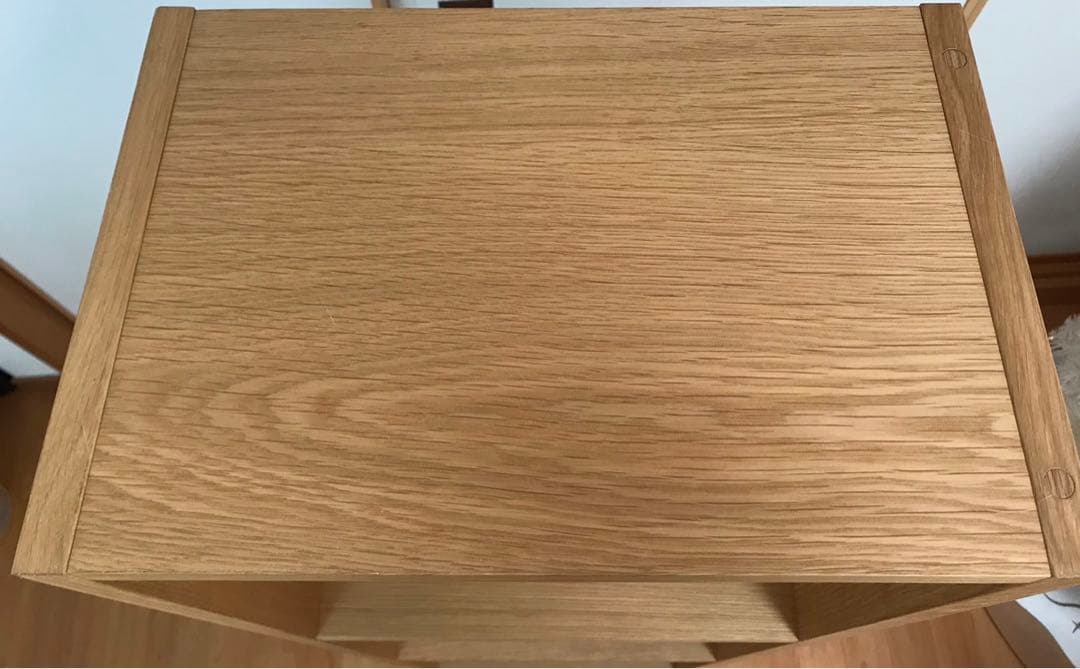 無印良品　スタッキングシェルフ・３段・オーク材