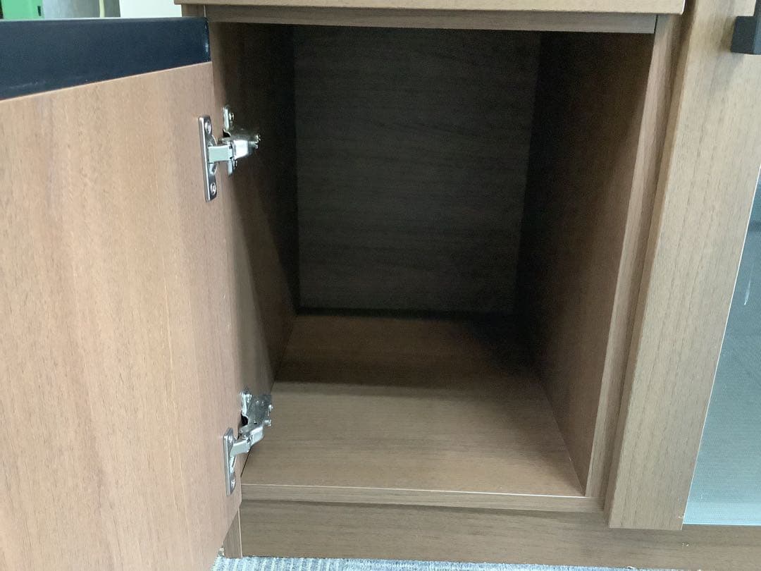 ニトリ　レンジ台(フォルムN RE9060G MBR）