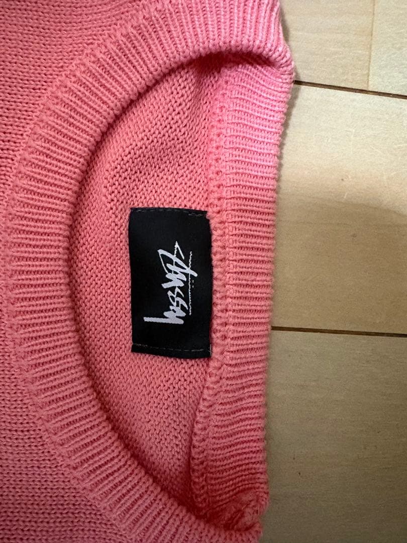 Stussy Stock Sweater Pink セーター ピンク L