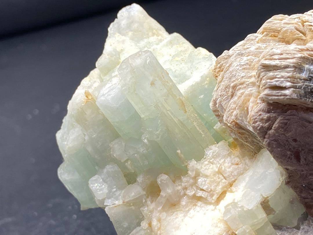 アクアマリン　347g マイカ　雲母