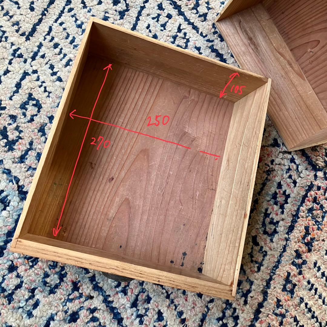 古道具　ガラス戸棚　昭和初期　ヴィンテージ家具