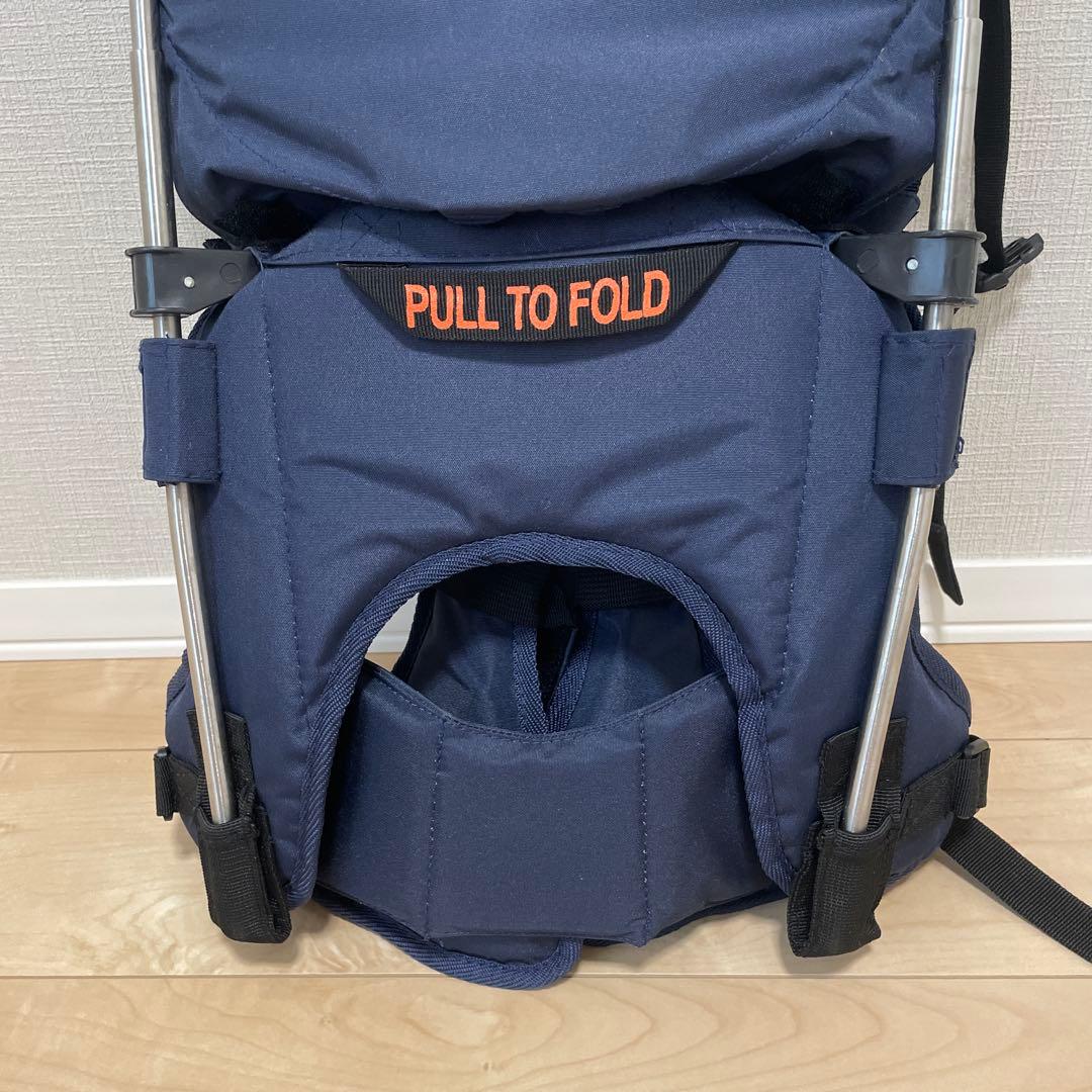 【美品】MINIMEIS ネイビー ベビーキャリア　肩車キャリア