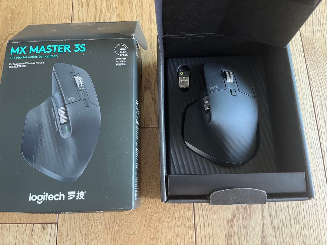 美品元箱付き Logicool MX MASTER 3S ワイヤレスマウス