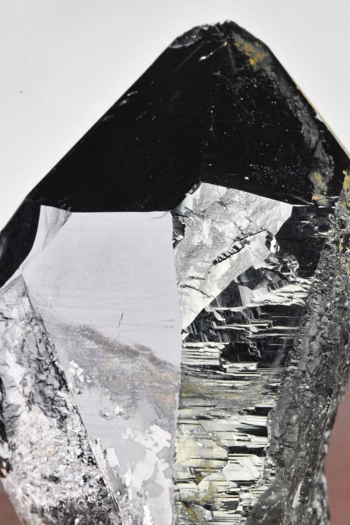 最新産出！ 岐阜県中津川市蛭川田原産 モリオンに近いスモーキークォーツ01