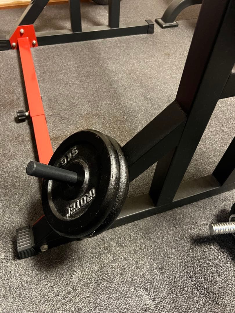 【直接引き取り】トレーニングベンチ ウェイトセット100kg ベンチプレスセット