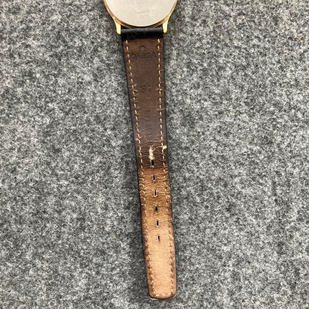 OMEGA De Ville 腕時計　ゴールド　レザーベルト