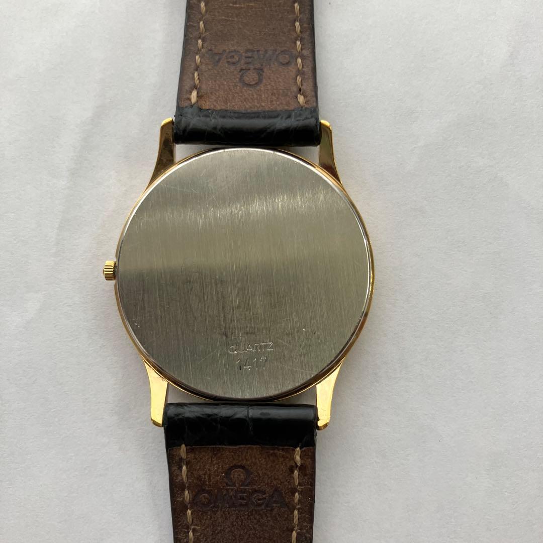 OMEGA De Ville 腕時計　ゴールド　レザーベルト