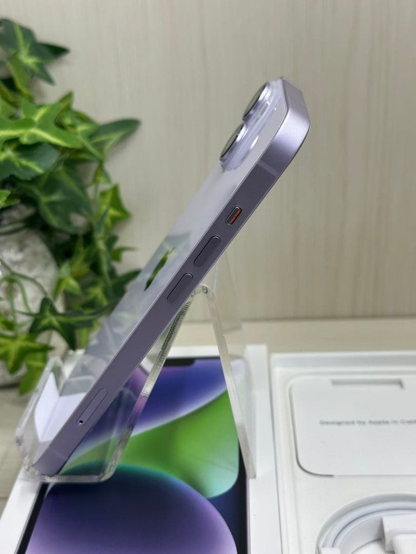 ✅✨新品級・100％✨iPhone 14 128GB❣️パープル
