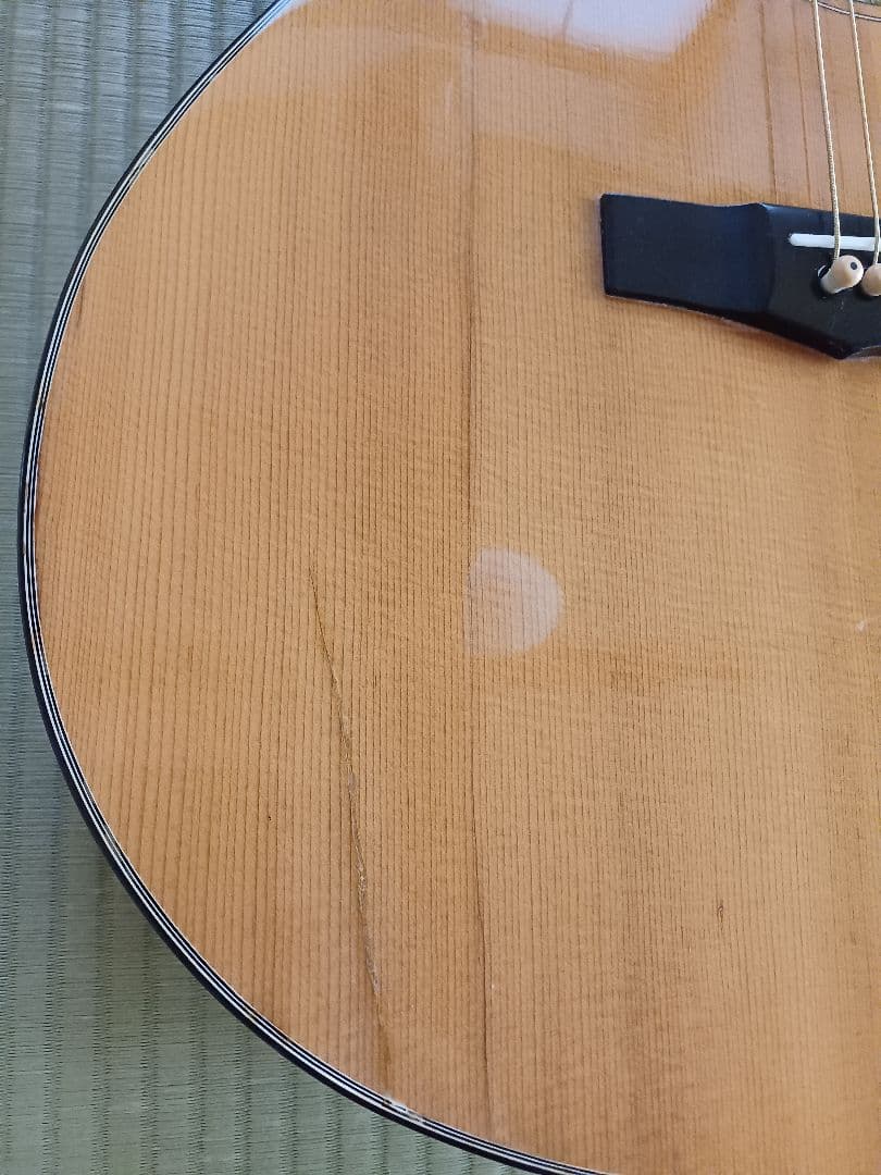 【送料込】モーリス　MW650P　トップ単板　生ギター　整備済新品弦　リペア品