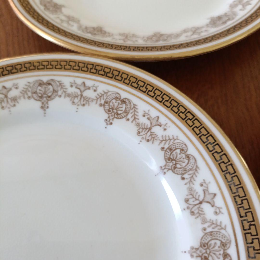 aynsleyアンティーク　アフタヌーンティーセット　 金縁 4人分