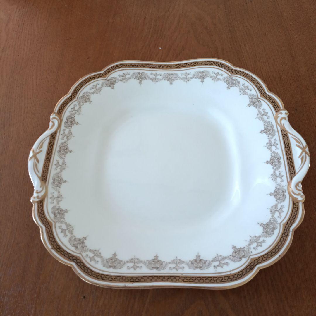 aynsleyアンティーク　アフタヌーンティーセット　 金縁 4人分