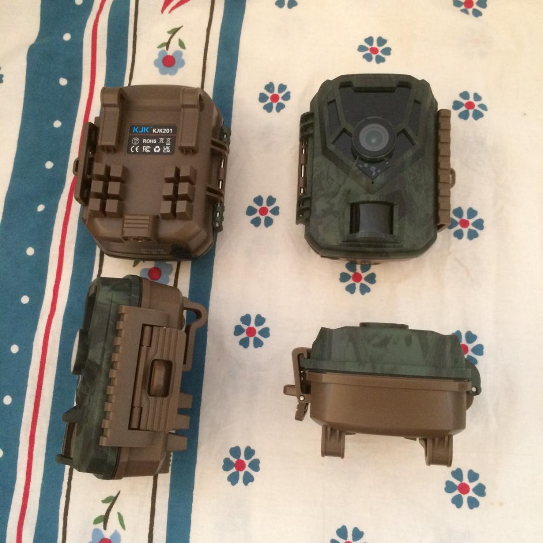 KJK トレイルカメラ 4台セット(2台×２)　32GB メモリーカード付●昼夜