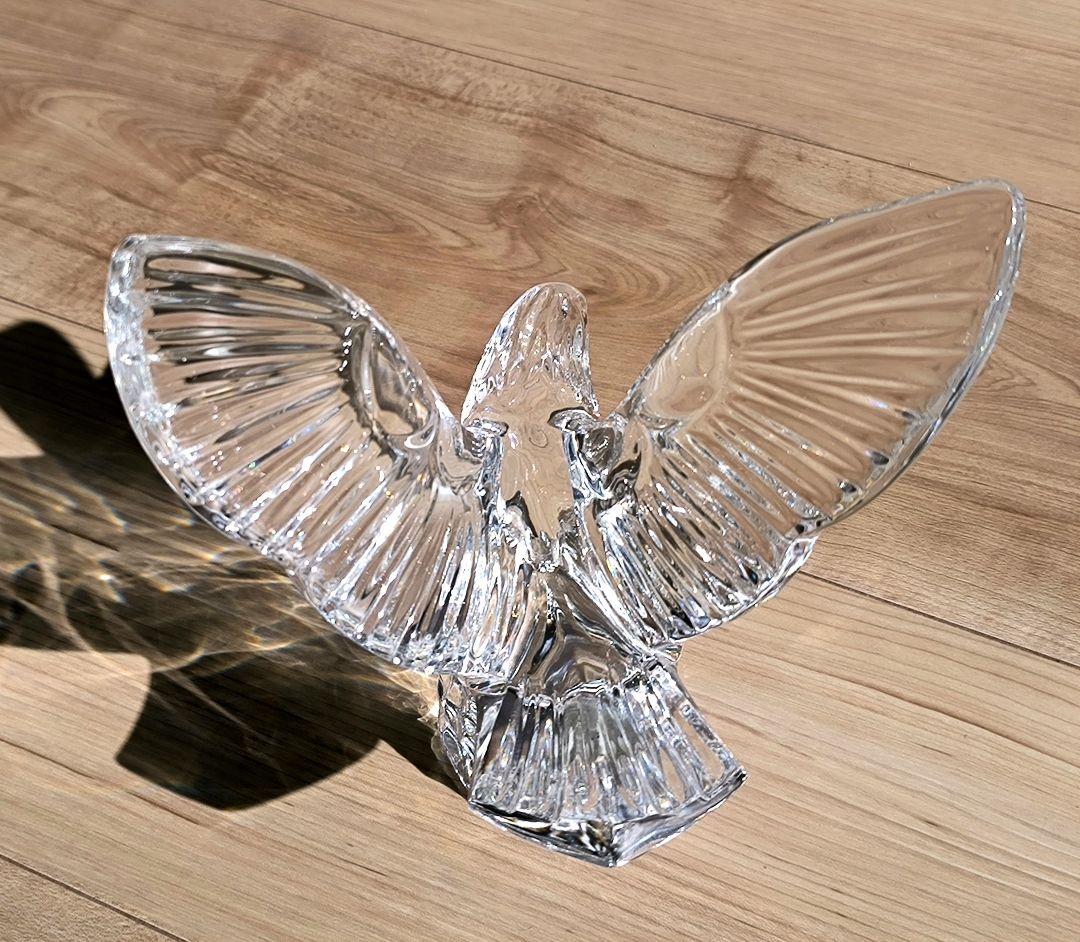 ウォーターフォード クリスタルガラス 鷲 鷹イーグル 置物
