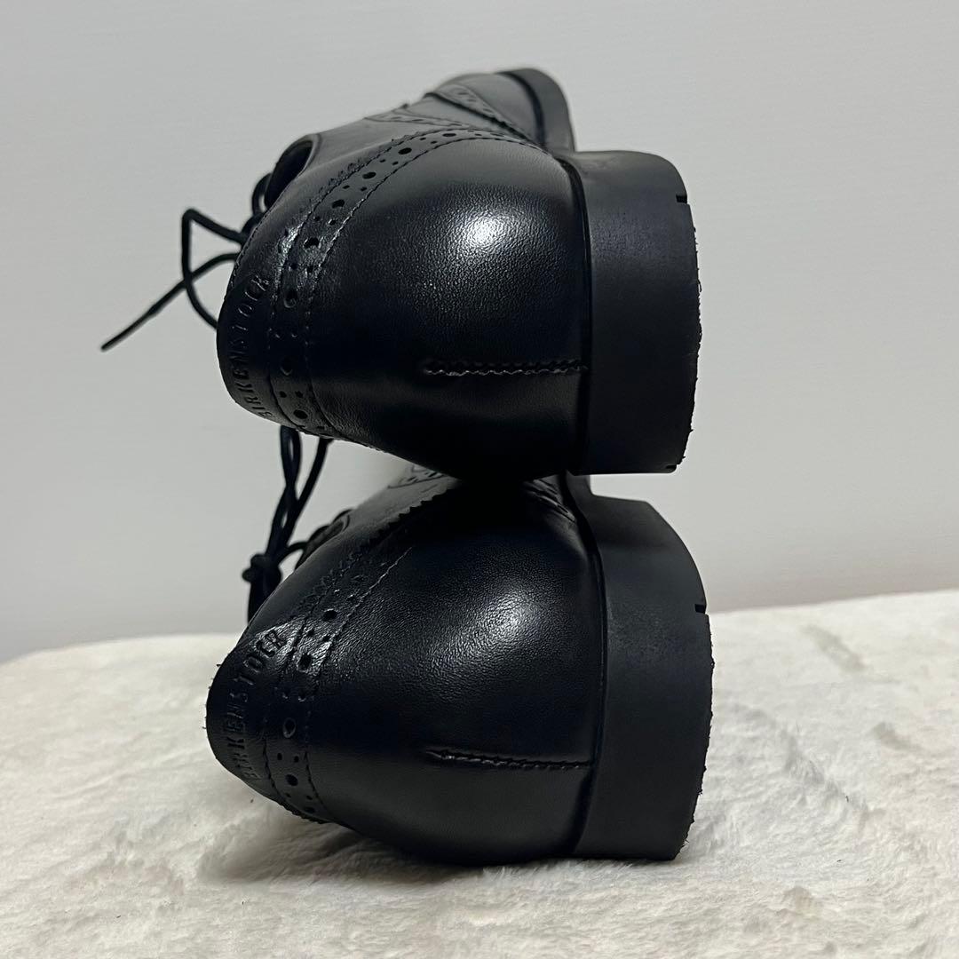【美品】ビルケンシュトック ララミーロー　レースアップシューズ　ブラック　革靴