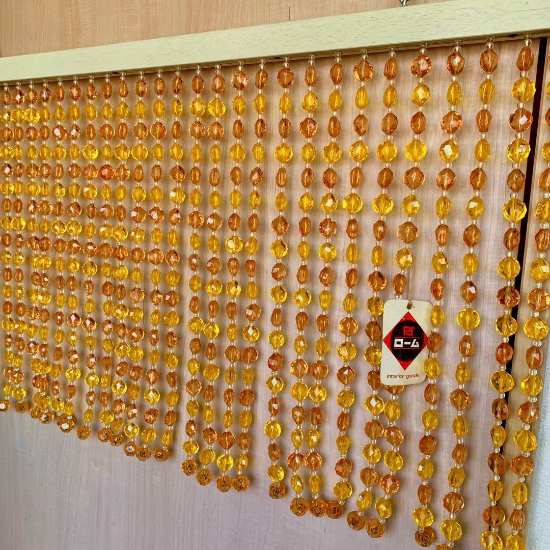 【希少】昭和レトロ デッドストック！珠のれん ROAM クリスタル スクリーン