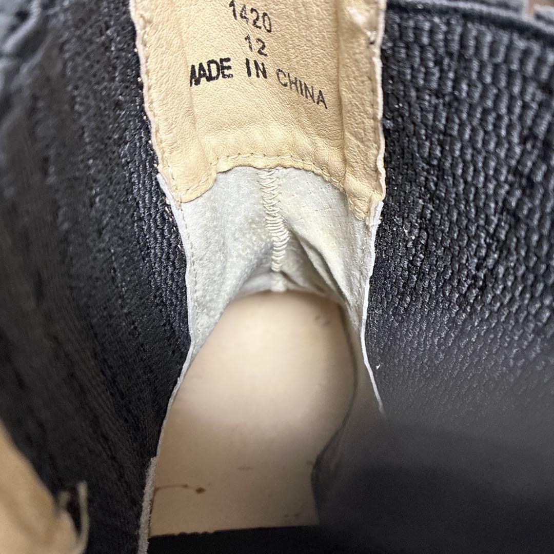 GORILLA ゴリラ サイドゴアリングブーツ スクエア BLK