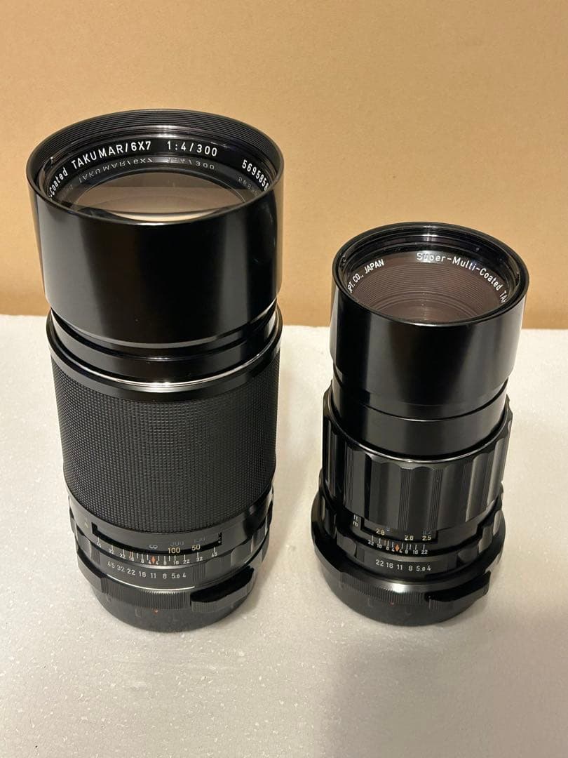 ペンタックス67 PENTAX 6x7、 中判フィルムカメラ+レンズ2本