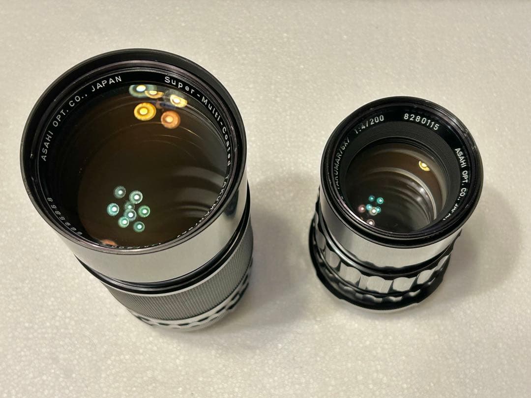 ペンタックス67 PENTAX 6x7、 中判フィルムカメラ+レンズ2本