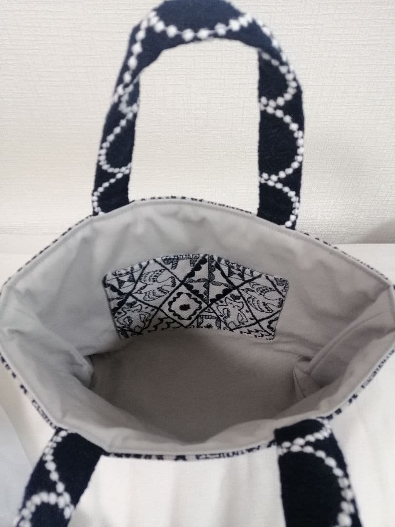 未使用　ミナペルホネン　ハンドメイド　symphony　タンバリン　バッグ