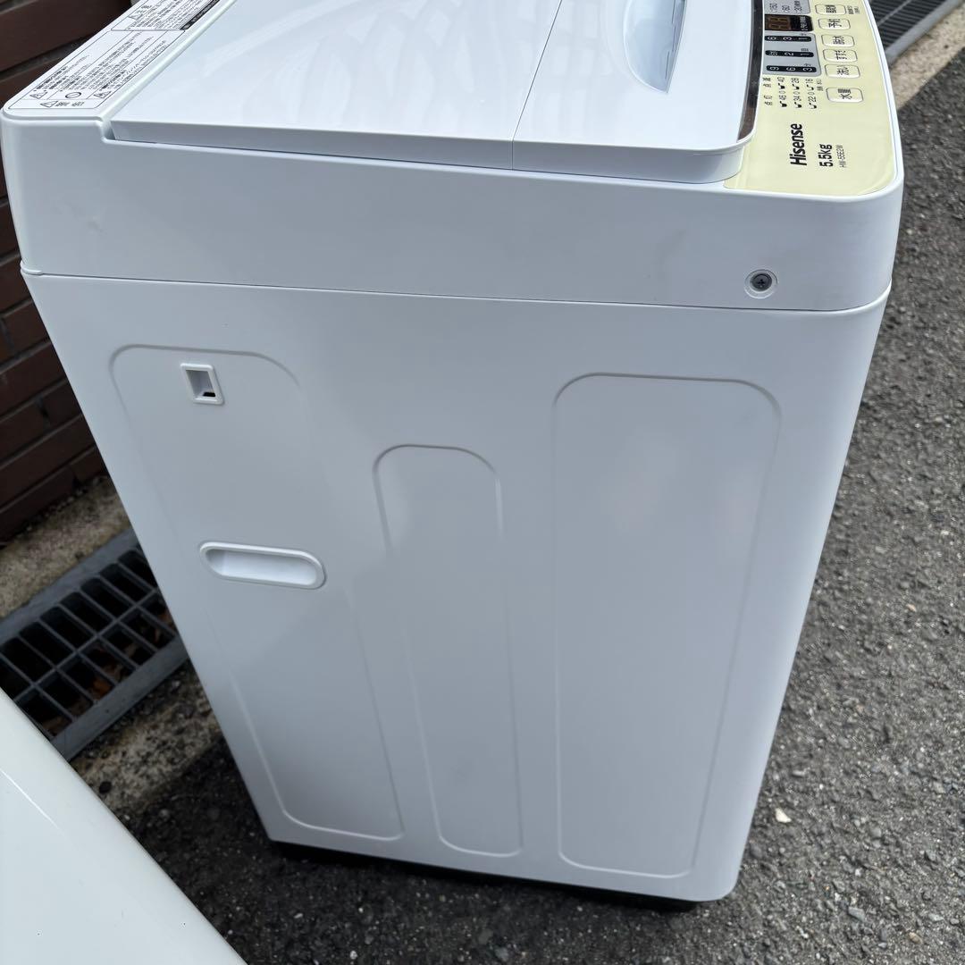 Hisense 5.5kg 全自動洗濯機 HW-55E2W◇2023年製
