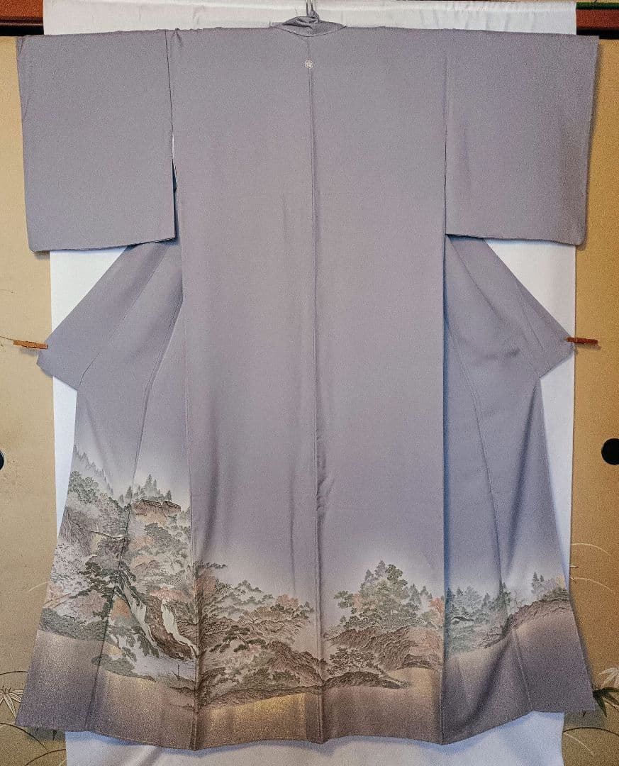 グレー/金彩景色♥色留袖*訪問着