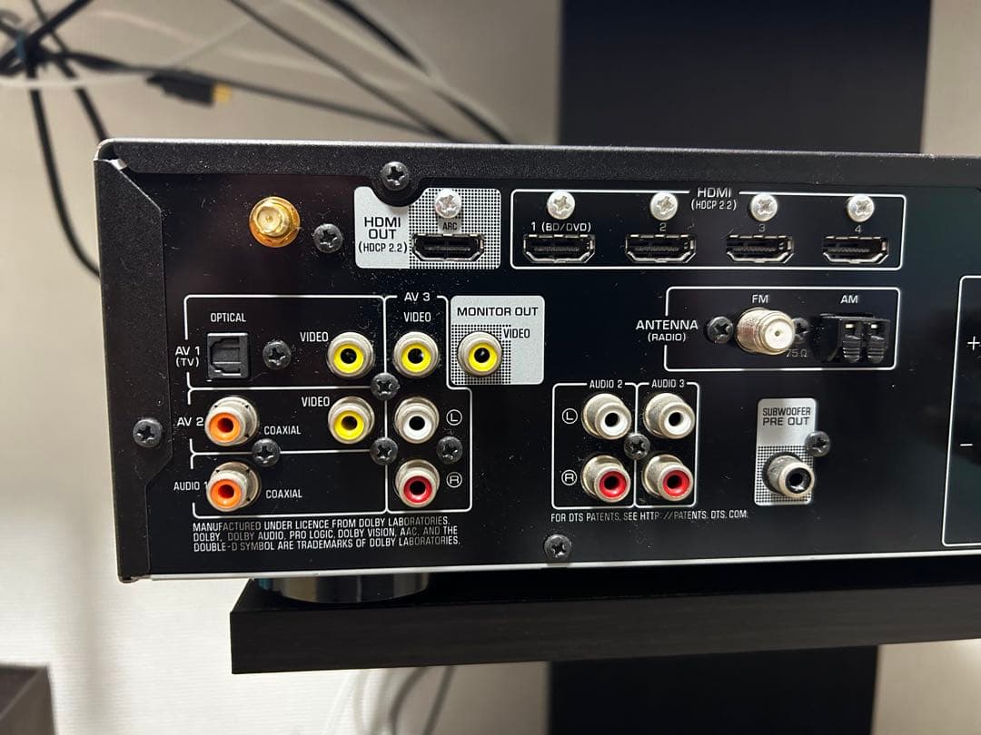 YAMAHA AVアンプRX-S602ブラック(動作確認済み)