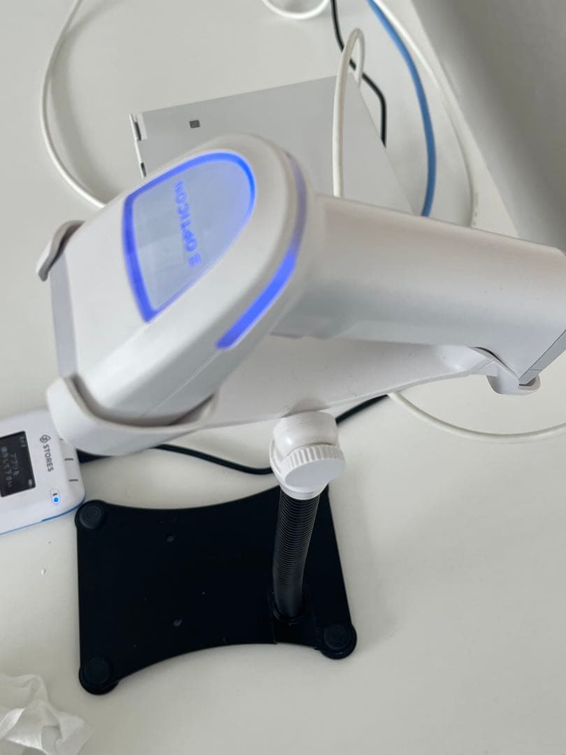 美品EPSON プリンター　バーコードリーダー スタンド　カードリーダー　セット