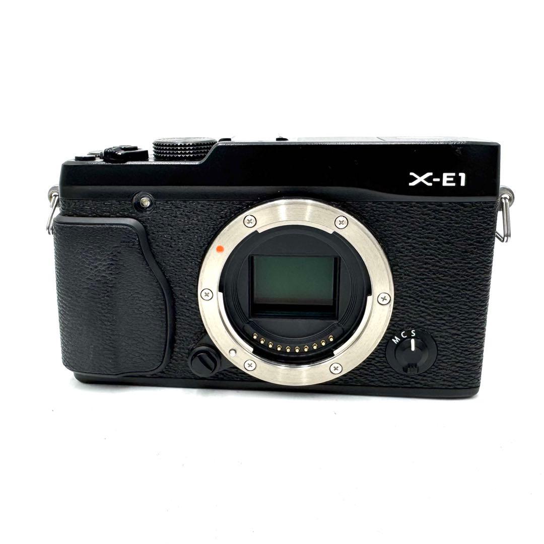 動作良好 FUJIFILM フジフィルムX-E1 ミラーレス 一眼 ブラック