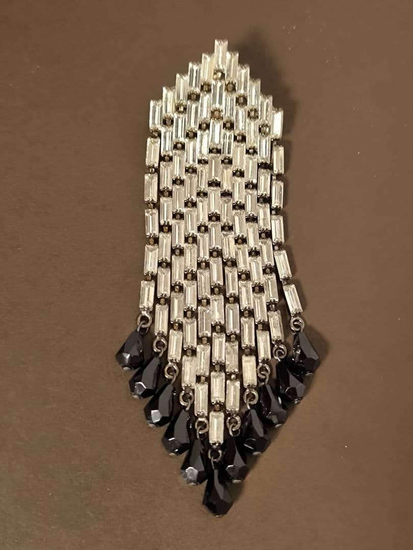 ヴィンテージ ラインストーン ジョルジオ アルマーニ ARMANI ブローチ