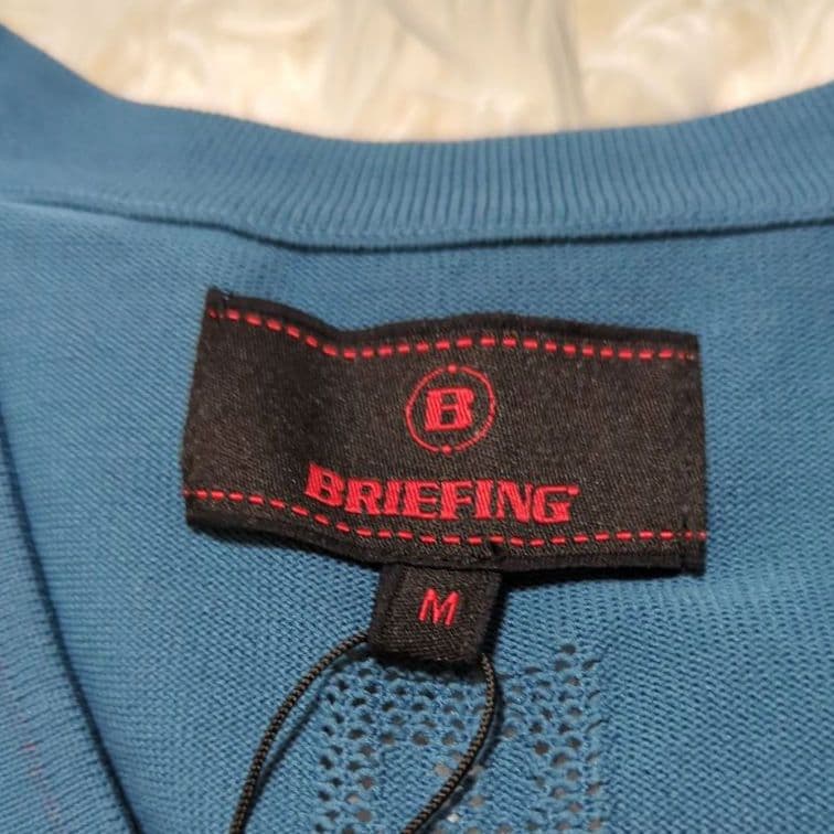 ブリーフィング　ニットベスト ブルー系　　BRG241M27 M