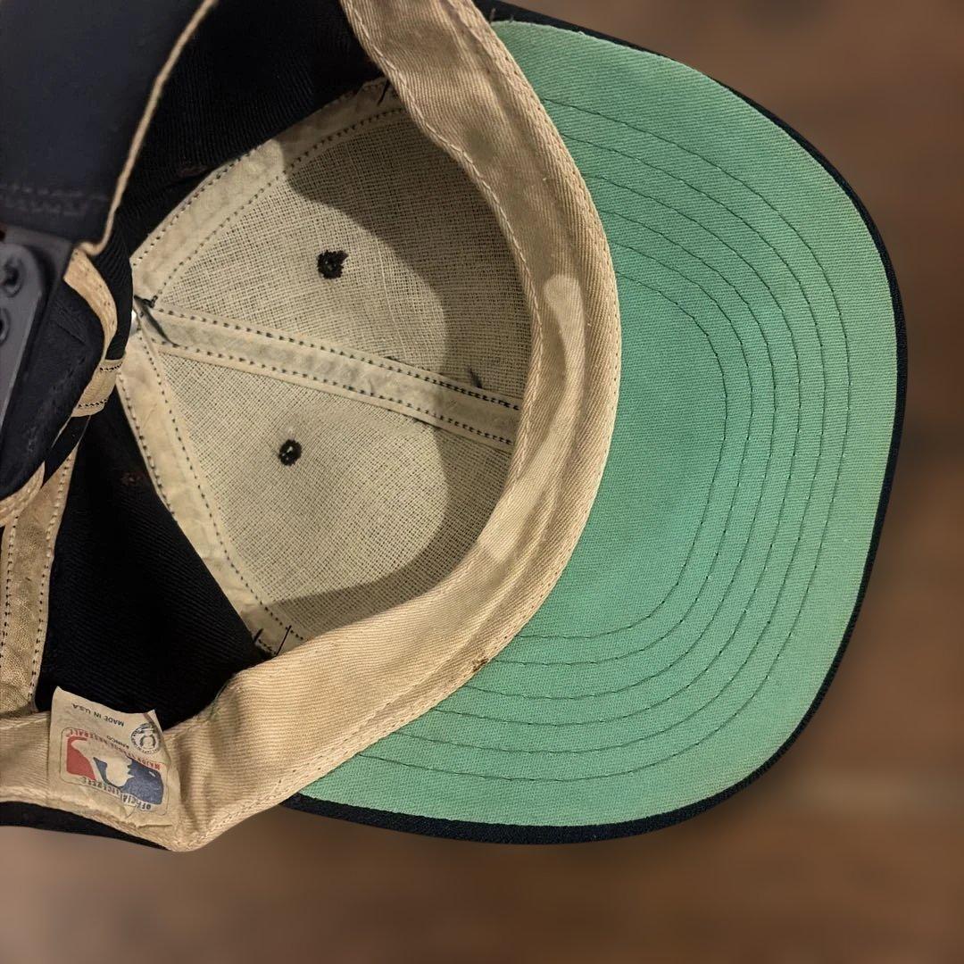 こ*ー様 ツバ裏緑　〜90s ANNCO×MLB NY ヤンキース　ベースボール