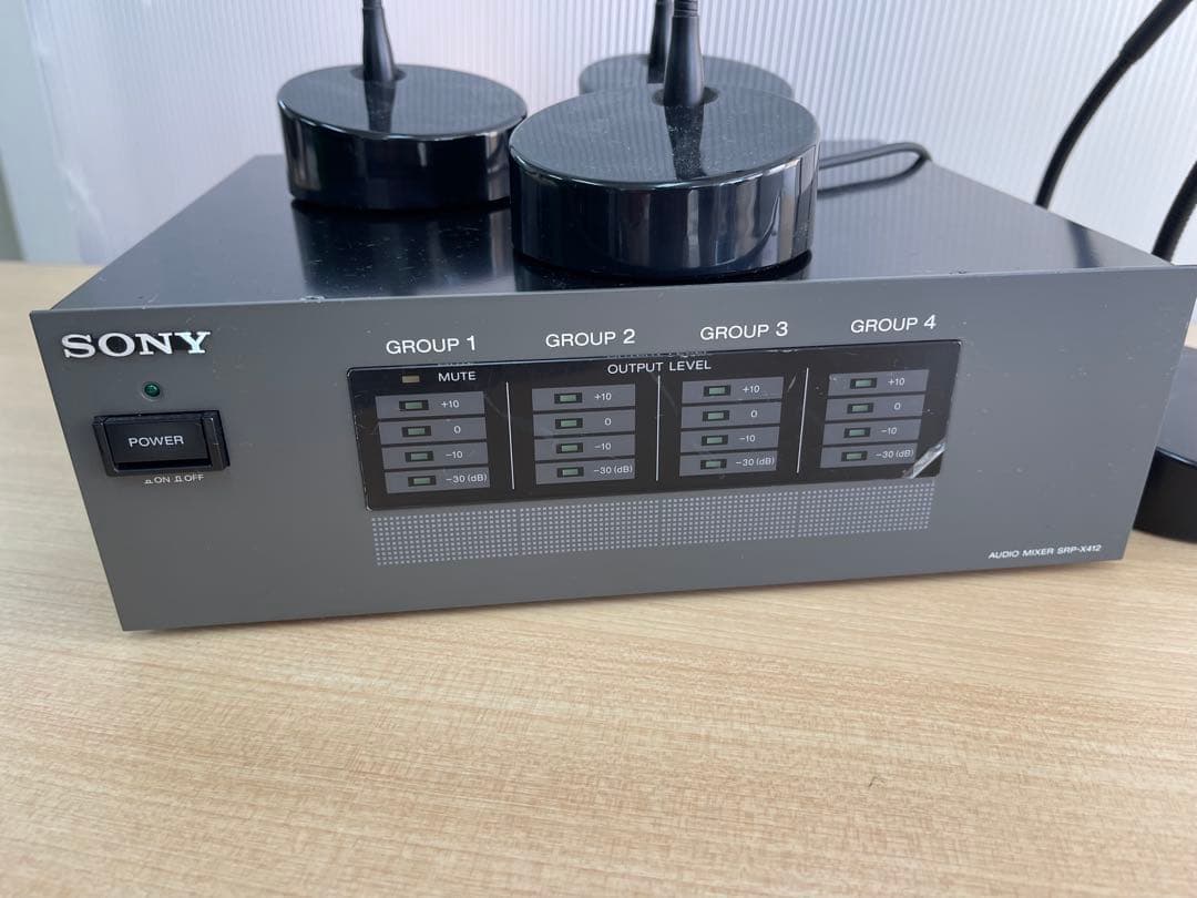 SONY SRP-X412 ECM-530 ５本 卓上グーズネックマイク 一式