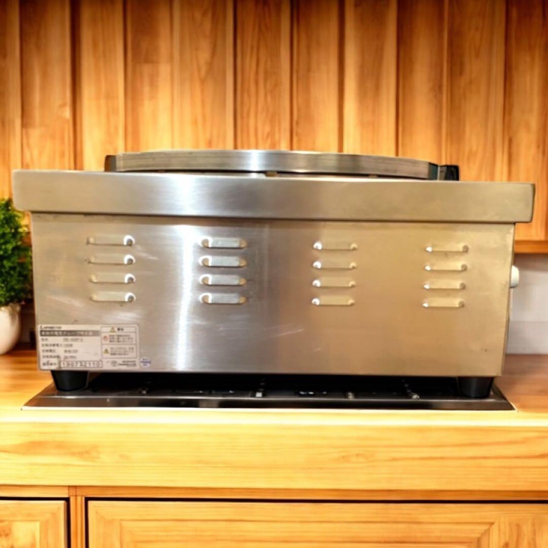 【送料込み】キプロスター 業務用電気クレープ焼き器トンボ３本、スパチェラ２本付属