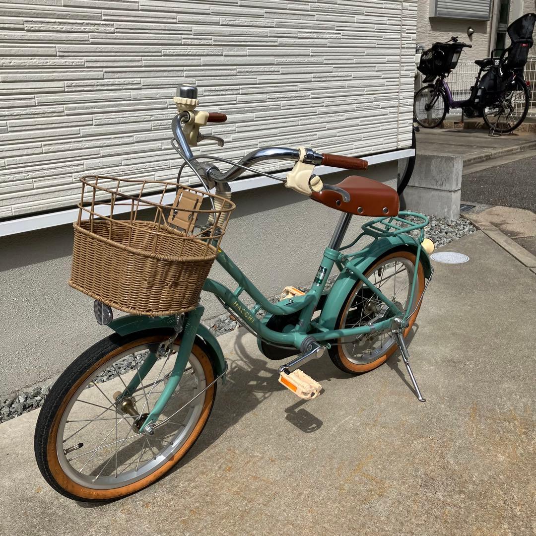ブリヂストン ハッチ HACCHI 16インチ 子供用自転車 ミントグリーン