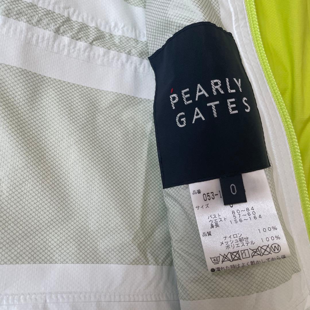 未使用　タグ付　パーリーゲイツ　ゴルフ　レインウェア イエロー 収納袋付