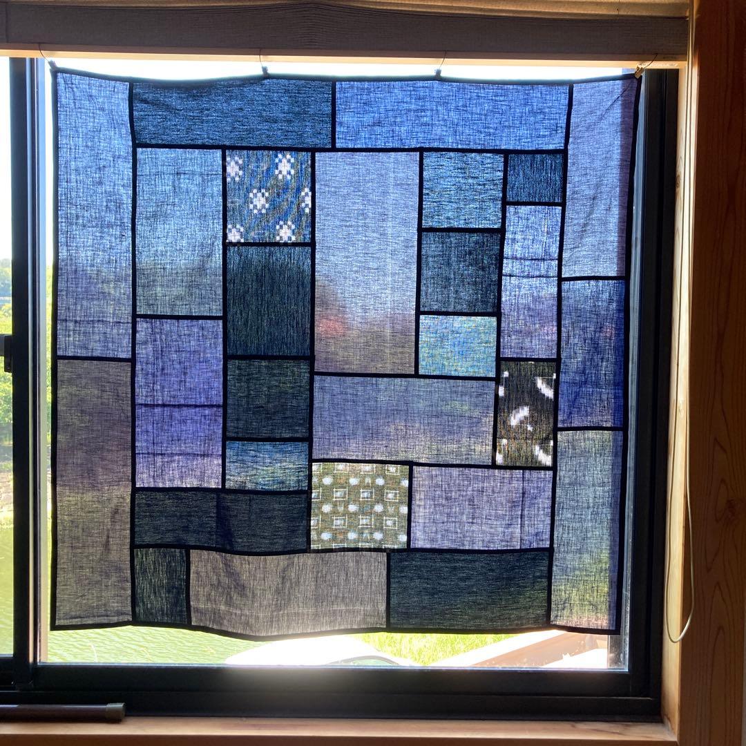 藍染　古布　絣　久留米絣　ポジャギ