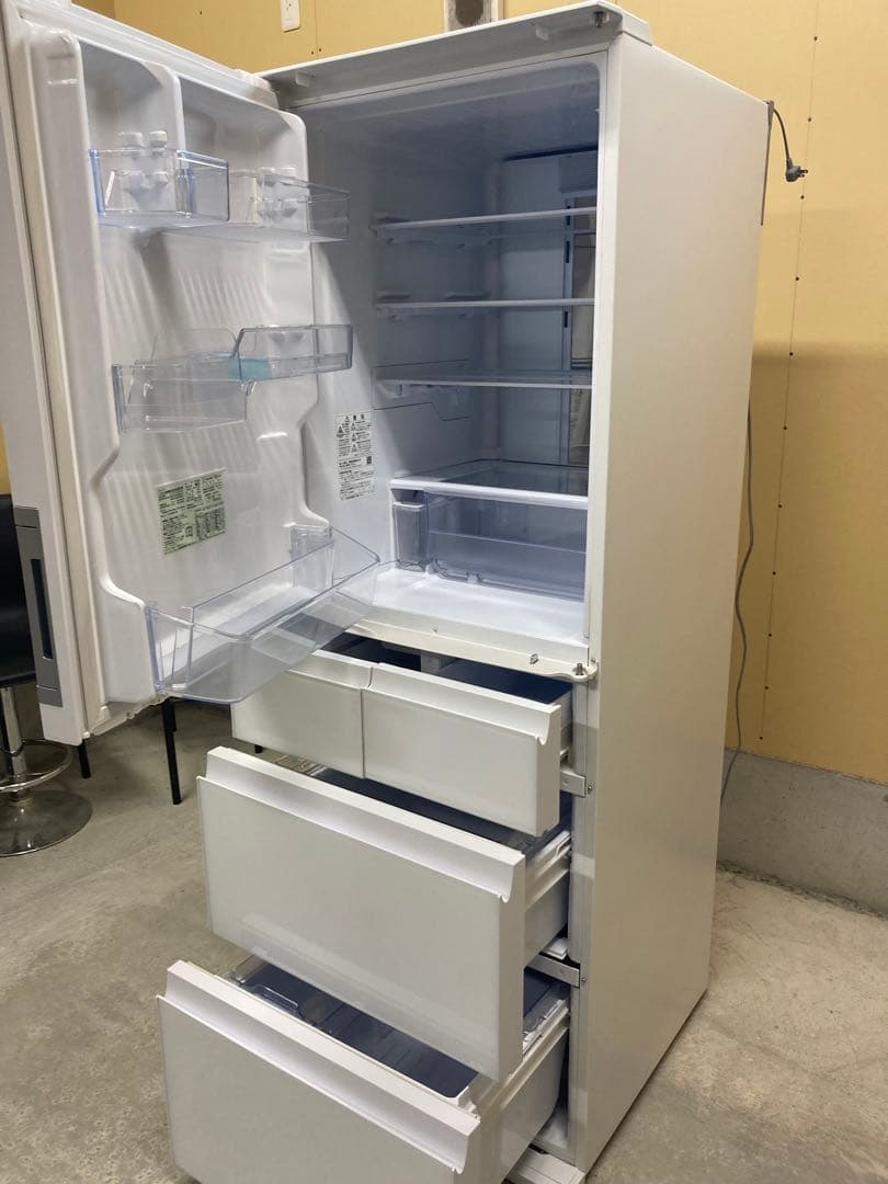 美品 どっちもドア SHARP シャープ 冷蔵庫 SJ-G451H-W 412L