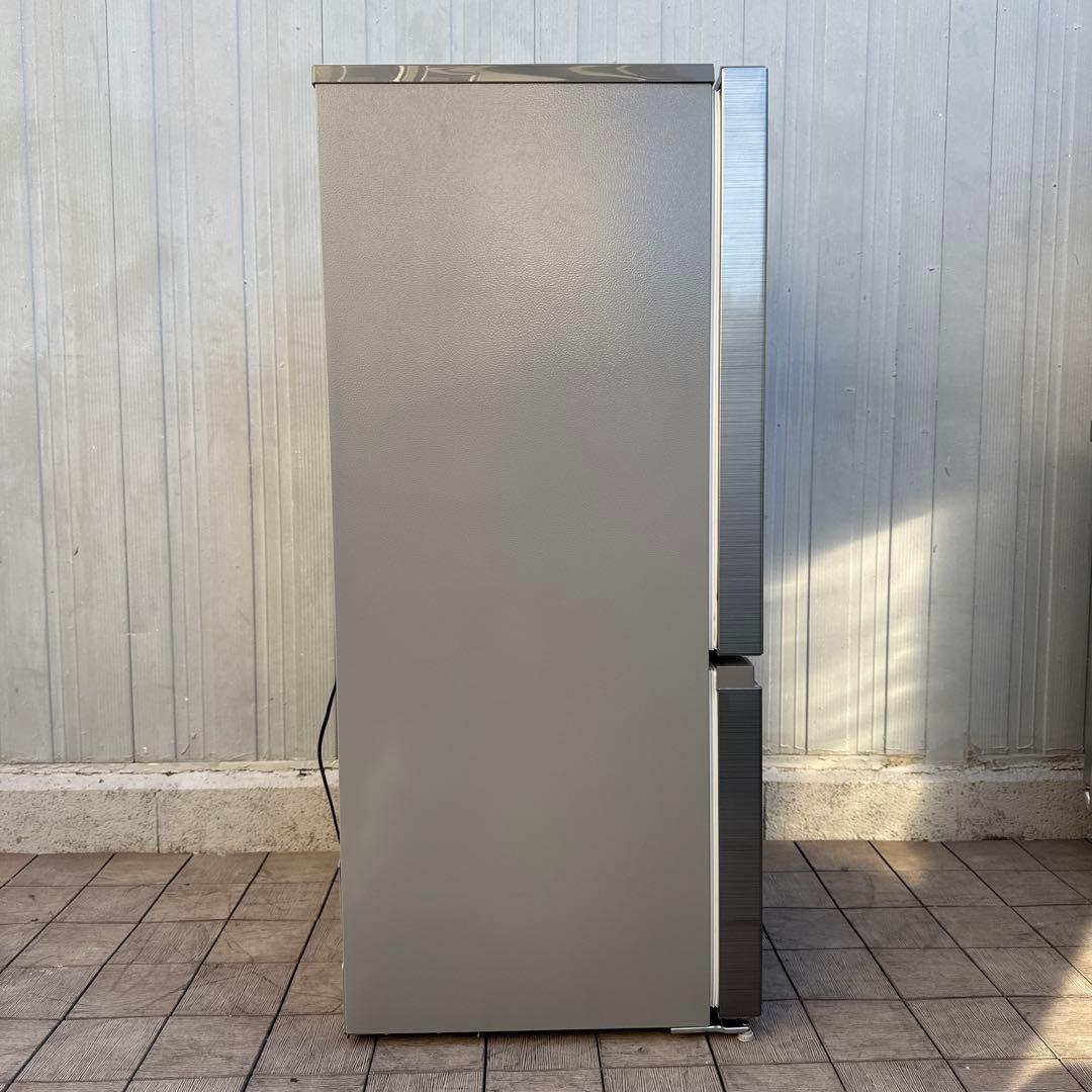 美品 HITACHI 2021年製 2ドア冷蔵庫 メタリックシルバー 154L