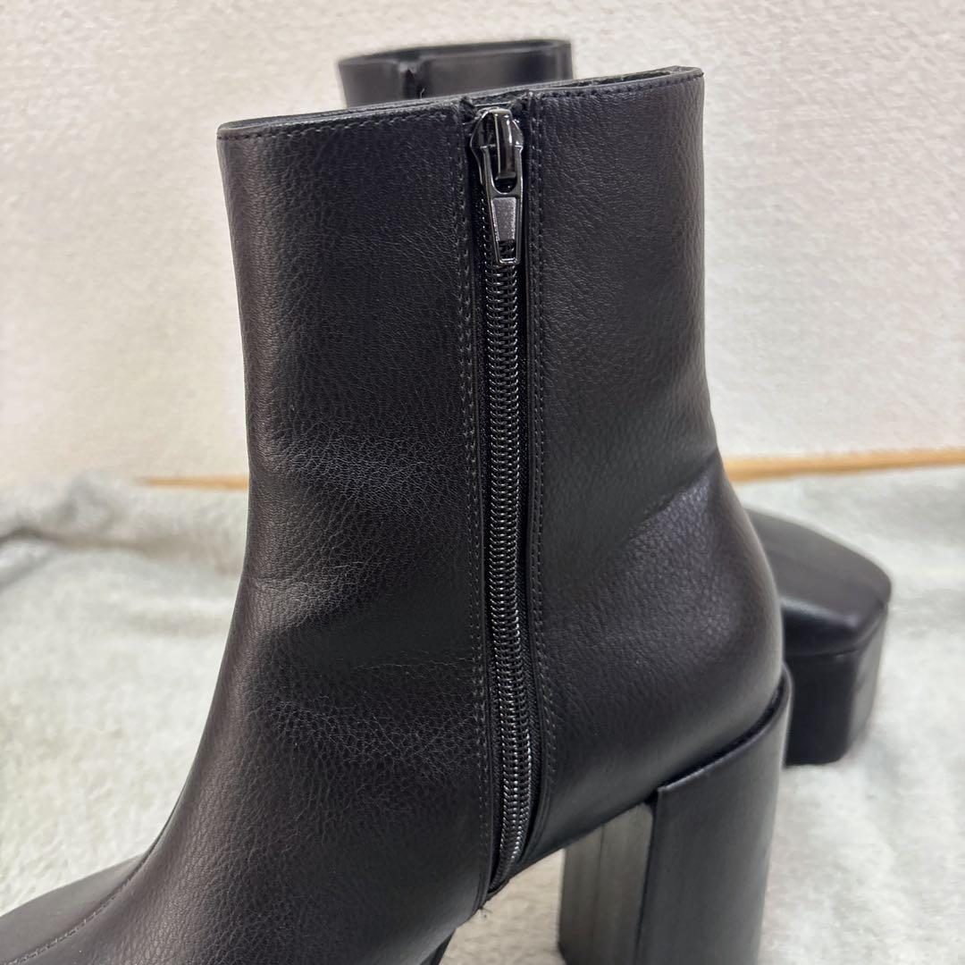即購入OK❣️EVRIS 厚底 ショートブーツ レザー Lサイズ