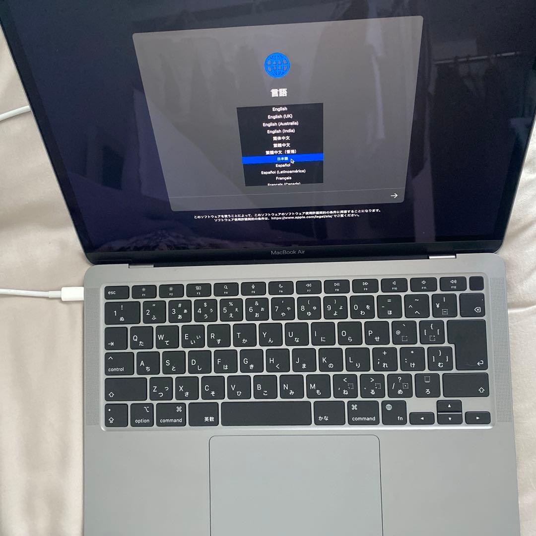 Apple Macbook Air 2020 M1 チップモデル