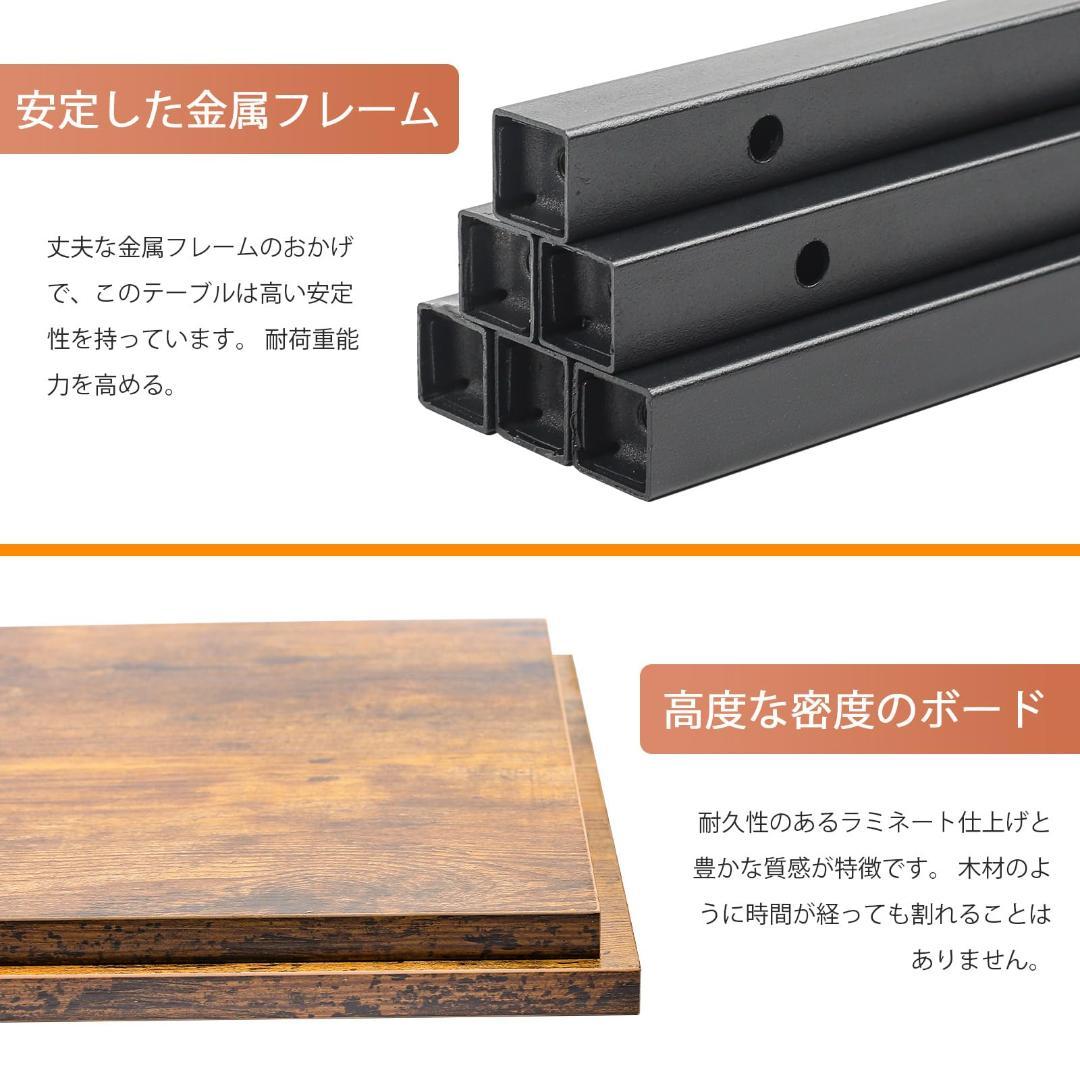 レトロ＆モダン！木調二層収納テレビスタンド