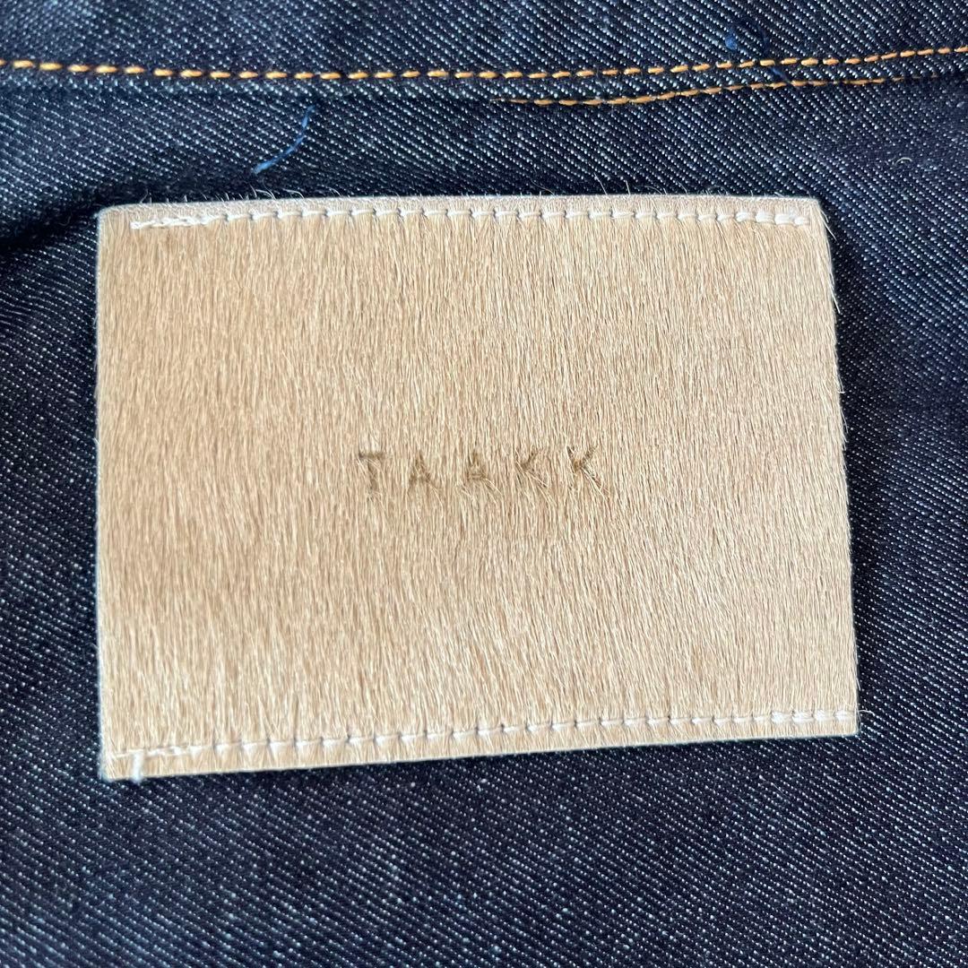 【未使用タグ付き】TAAKK ターク 25SS 刺繍デニムシャツ サイズ1 長袖