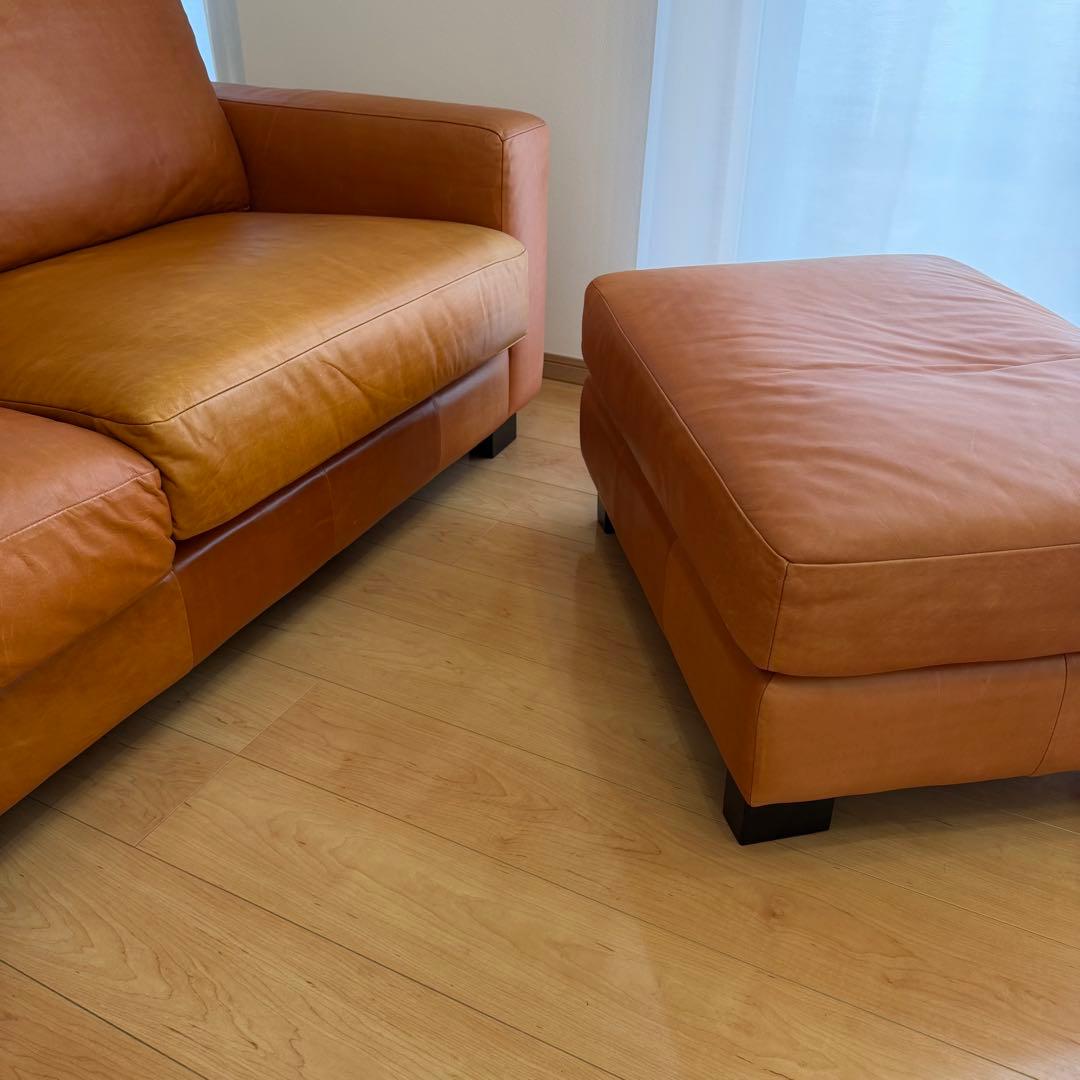 イタリア製オイルレザーGullam グラムソファ DOUBLEDAY ダブルデイ