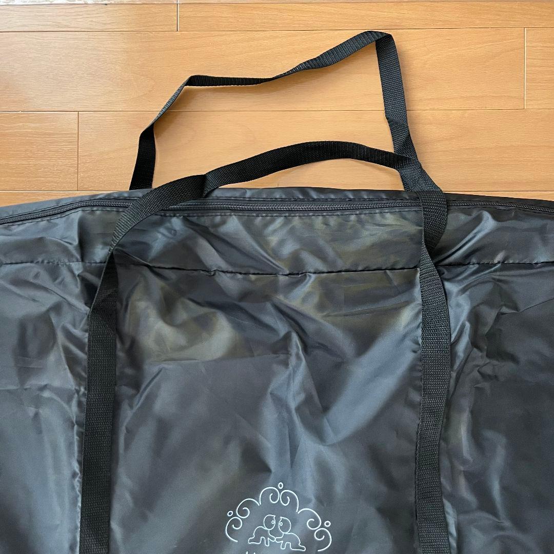 HZDMJ 2024年 最新モデル ベビーベッド　カーキ　ベージュ　キャスター付