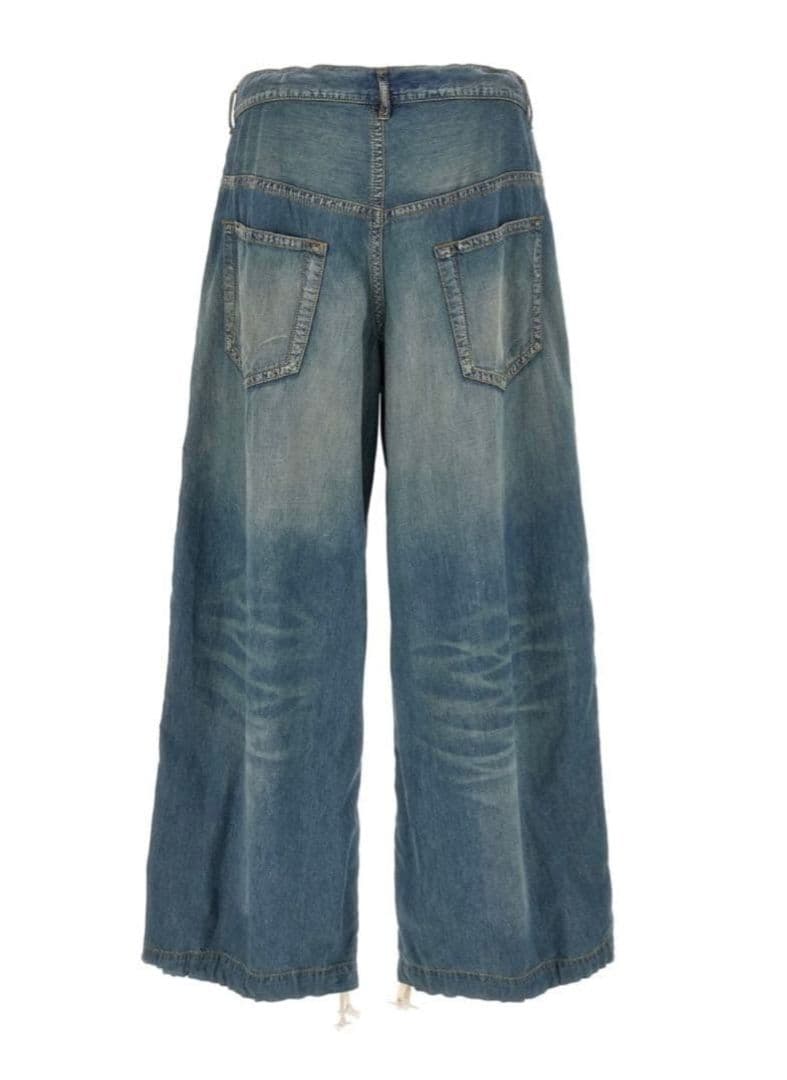 柊*様 メゾンミハラヤスヒロ 24ss ワイドレッグドローストリングジーンズ　3