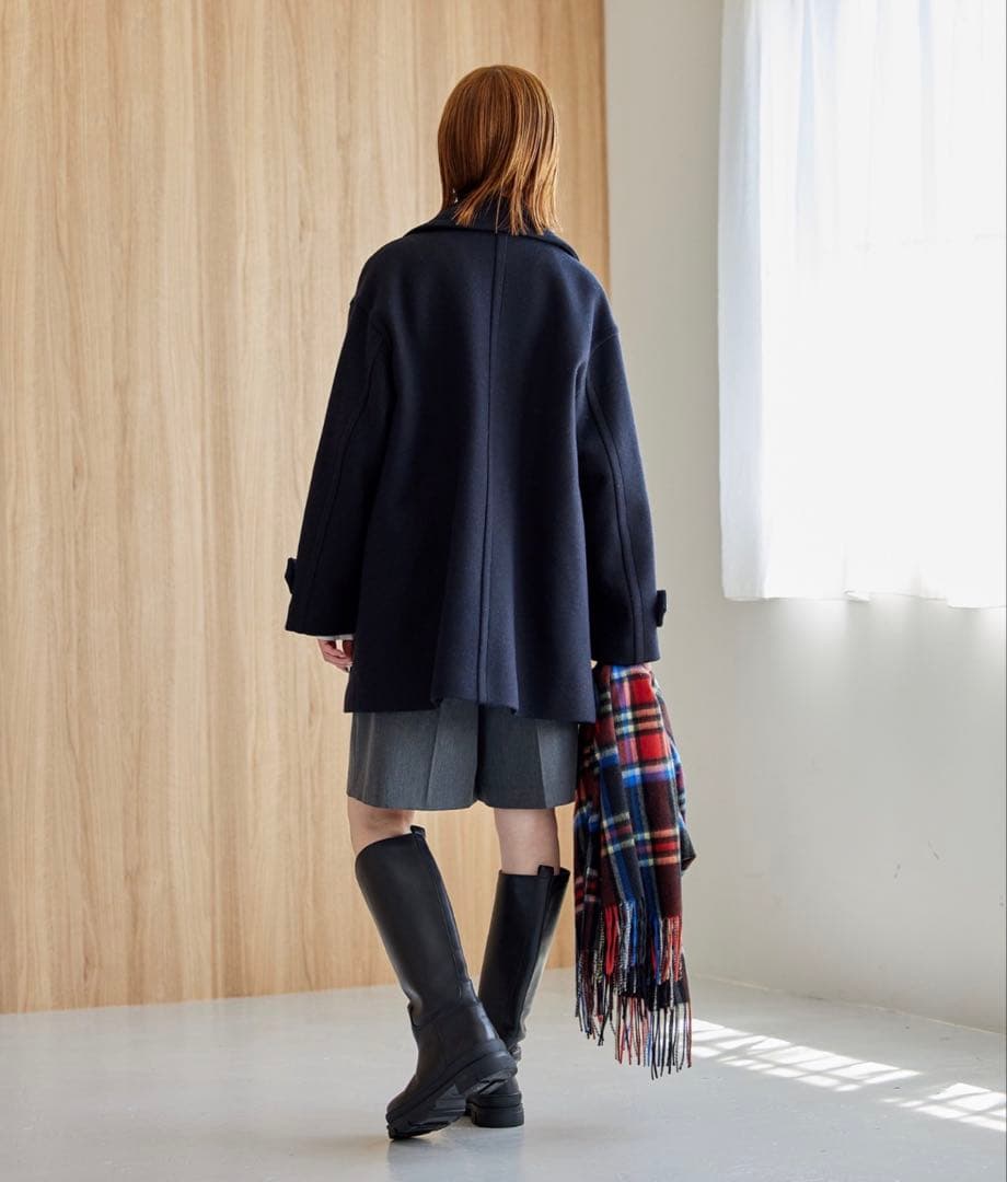 ジャーナルスタンダード 定価38,500円MANTECO ダブルクロスPコート