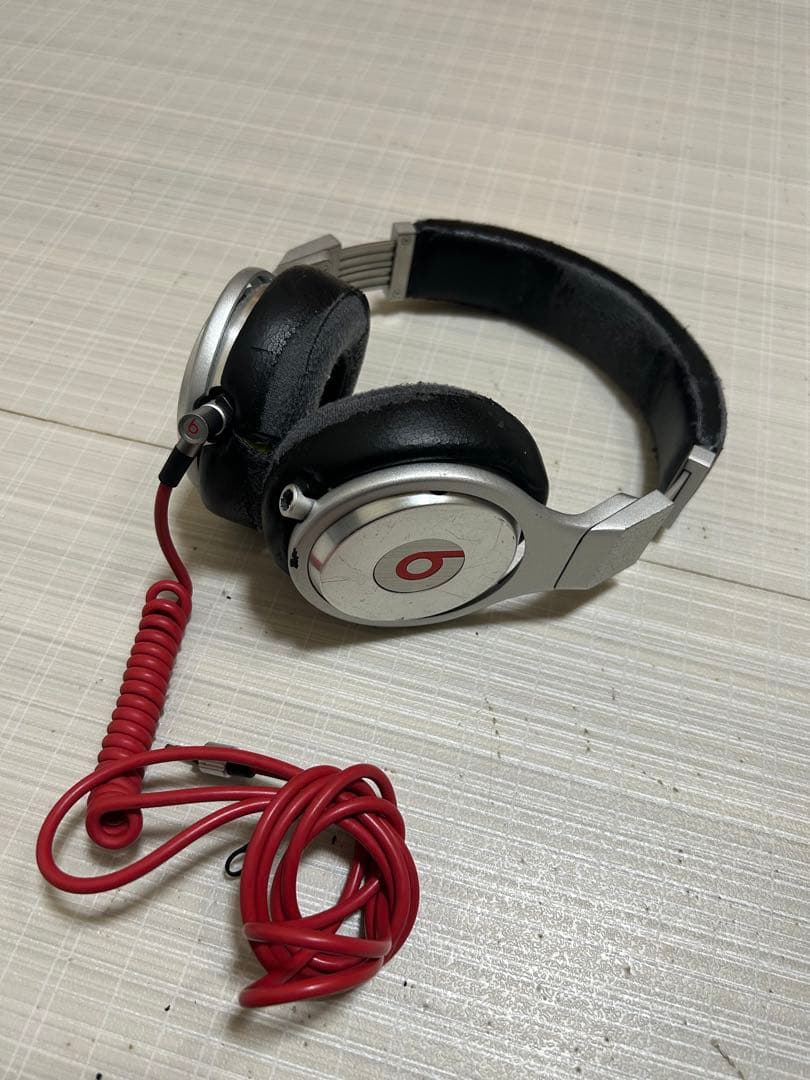 beats by dr. dre 有線ヘッドホン シルバー 廃盤モデル