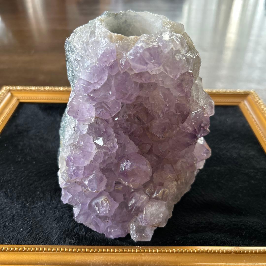 ✨破格✨絶品‼️アメジスト☆噴水☆天然石☆ファウンテン☆高さ24㎝⭐︎秘蔵品⭐︎レア⭐︎