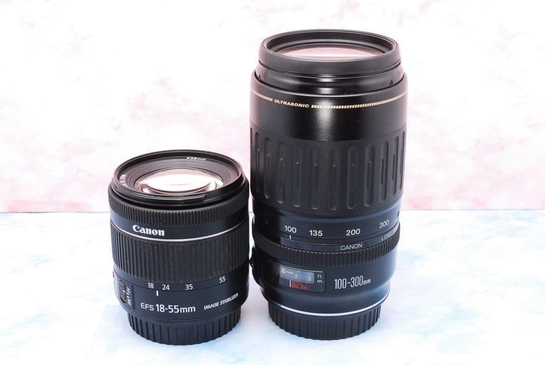 キャノン kiss X9☆一眼レフカメラ☆高性能標準＆超望遠☆スマホ転送OK