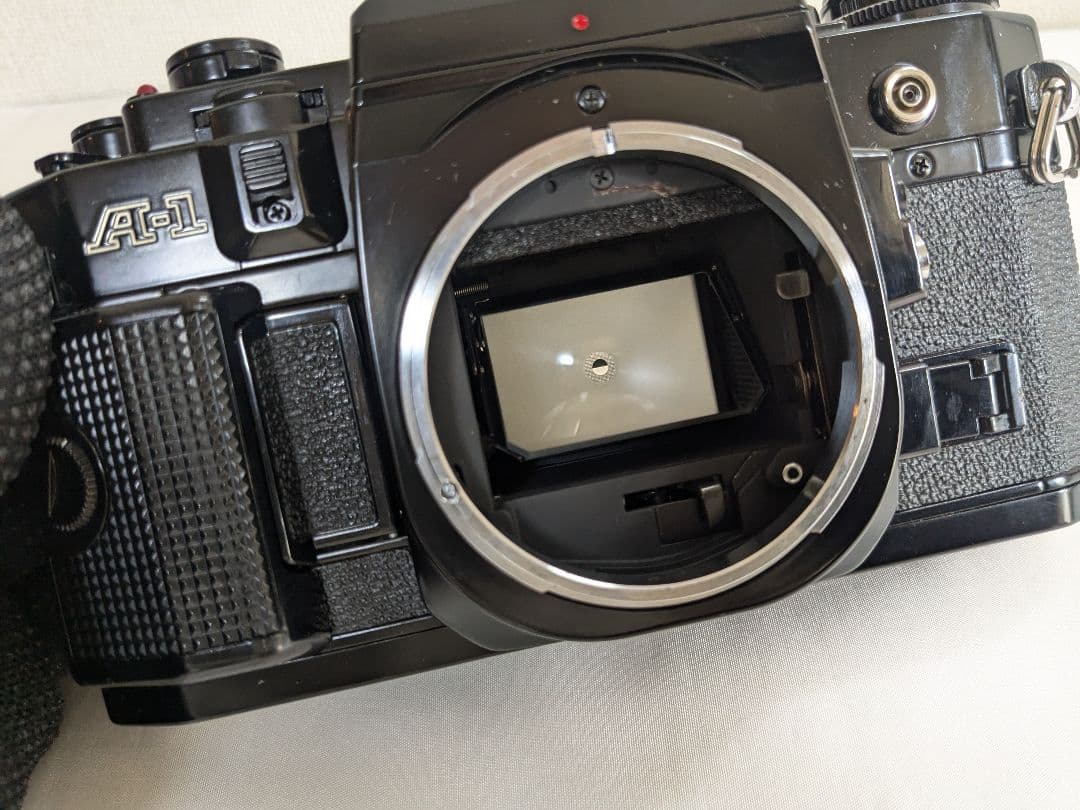 【ジャンク品】 Canon A-1 フィルムカメラ 説明書付き